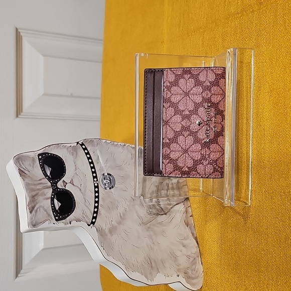 Kate Spade Signature Spade Flower Small Slim Card Holder NWT - Picture 1 of 9